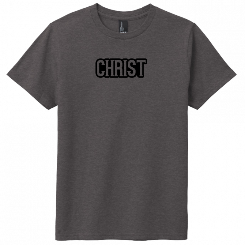 Christ Black Design Youth T-Shirt