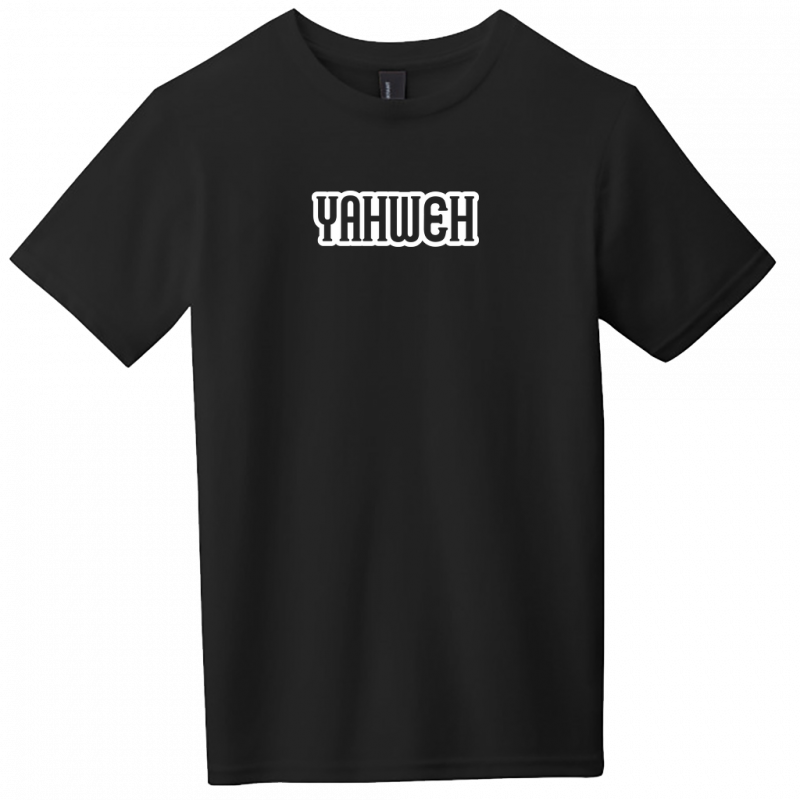 Yahweh White Design Youth T-Shirt