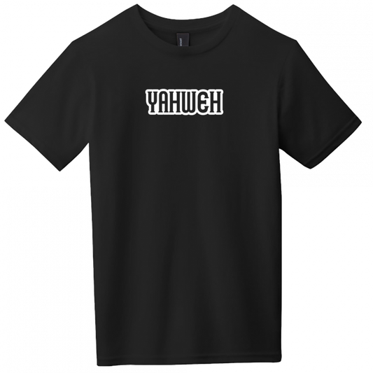 Yahweh White Design Youth T-Shirt