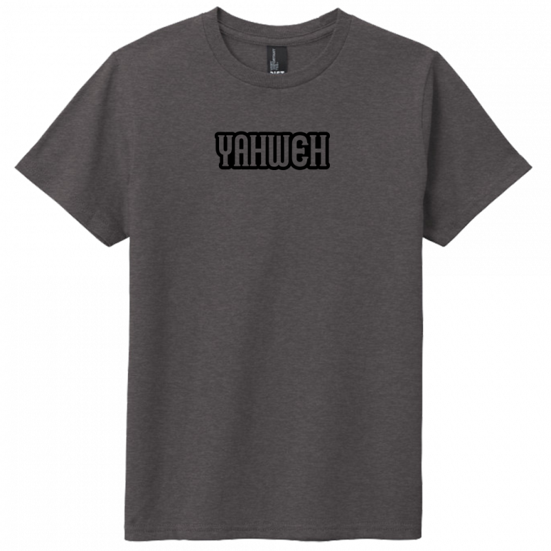 Yahweh Black Design Youth T-Shirt