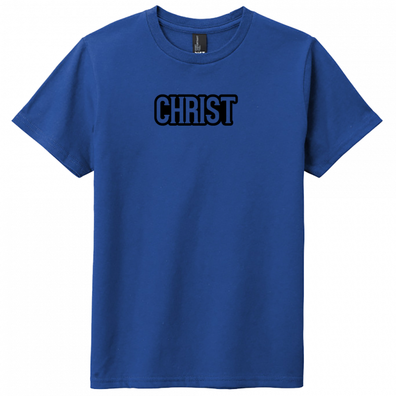 Christ Black Design Youth T-Shirt