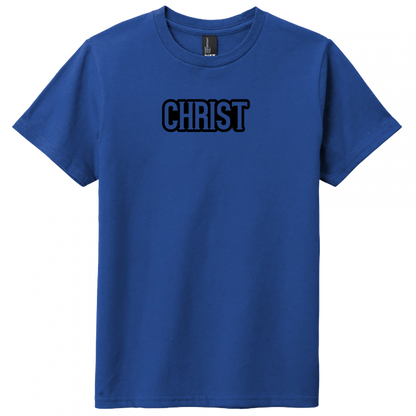 Christ Black Design Youth T-Shirt