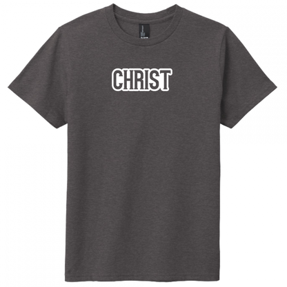 Christ White Design Youth T-Shirt