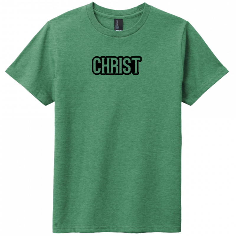 Christ Black Design Youth T-Shirt