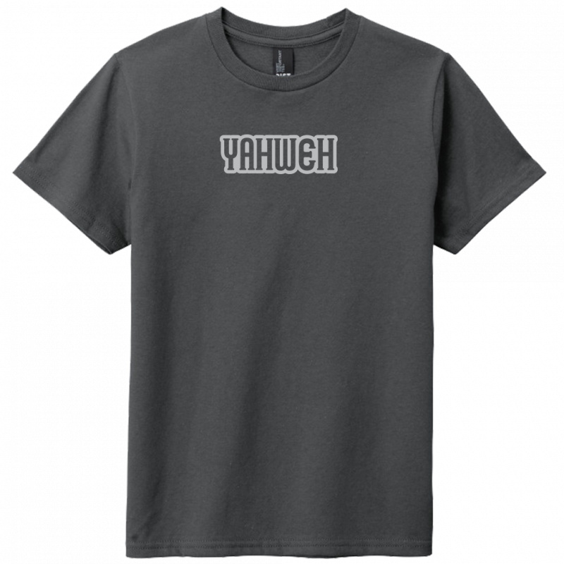 Yahweh Gray Design Youth T-Shirt