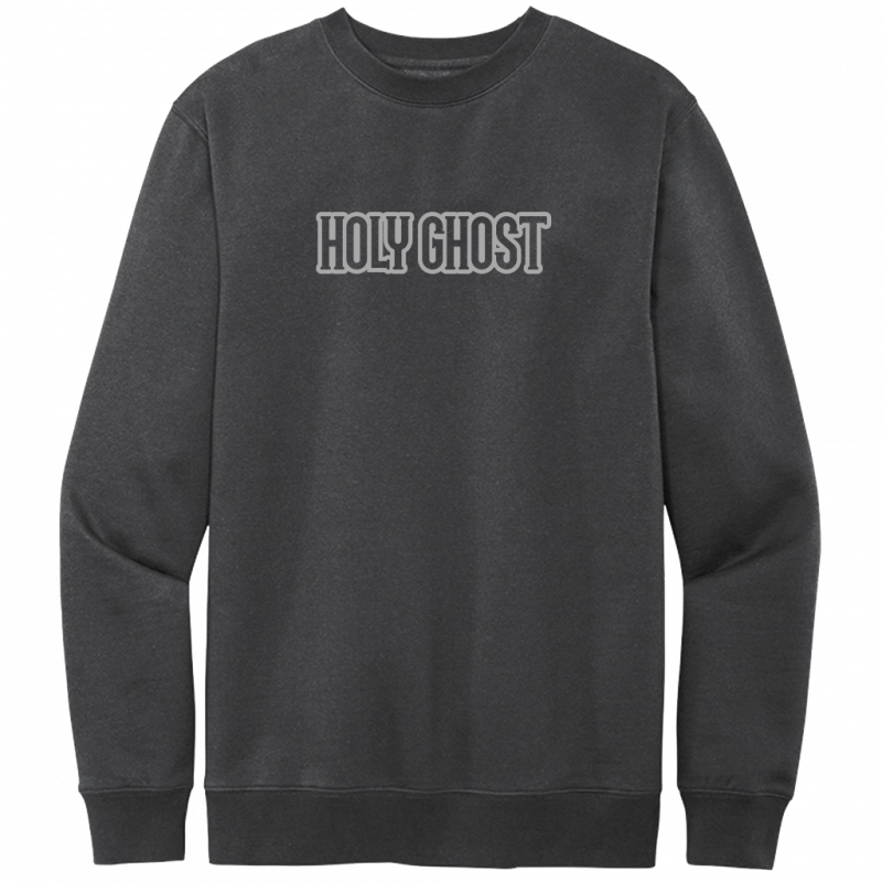 Holy Ghost Gray Design Crewneck Sweatshirt