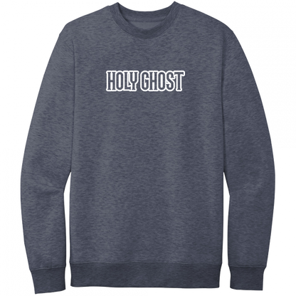 Holy Ghost White Design Crewneck Sweatshirt