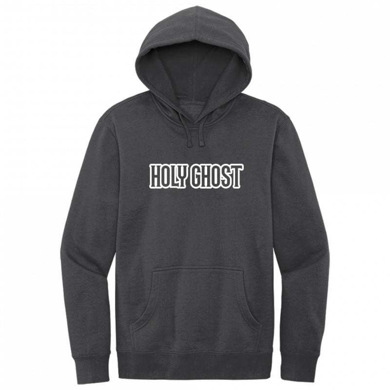 Holy Ghost White Design Hoodie Sweatshirt