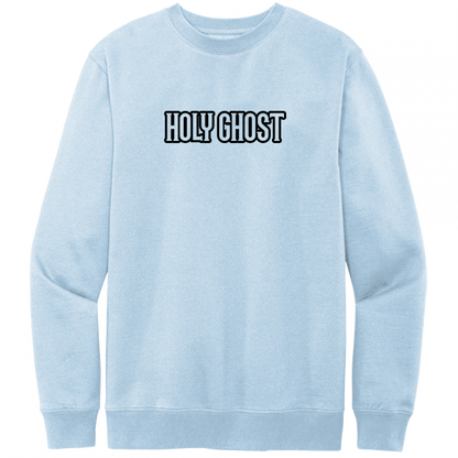 Holy Ghost Black Design Crewneck Sweatshirt