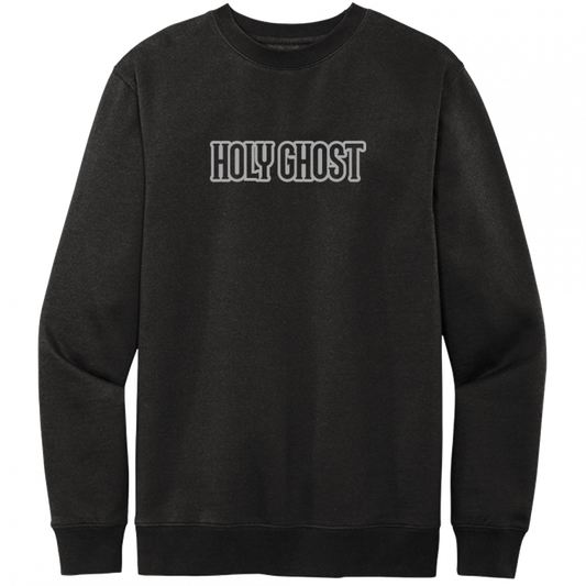 Holy Ghost Gray Design Crewneck Sweatshirt