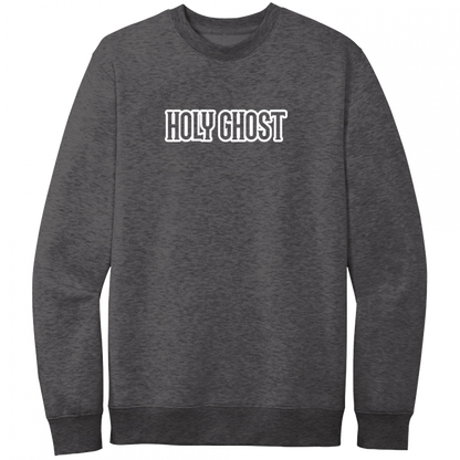 Holy Ghost White Design Crewneck Sweatshirt