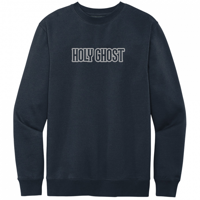 Holy Ghost Gray Design Crewneck Sweatshirt