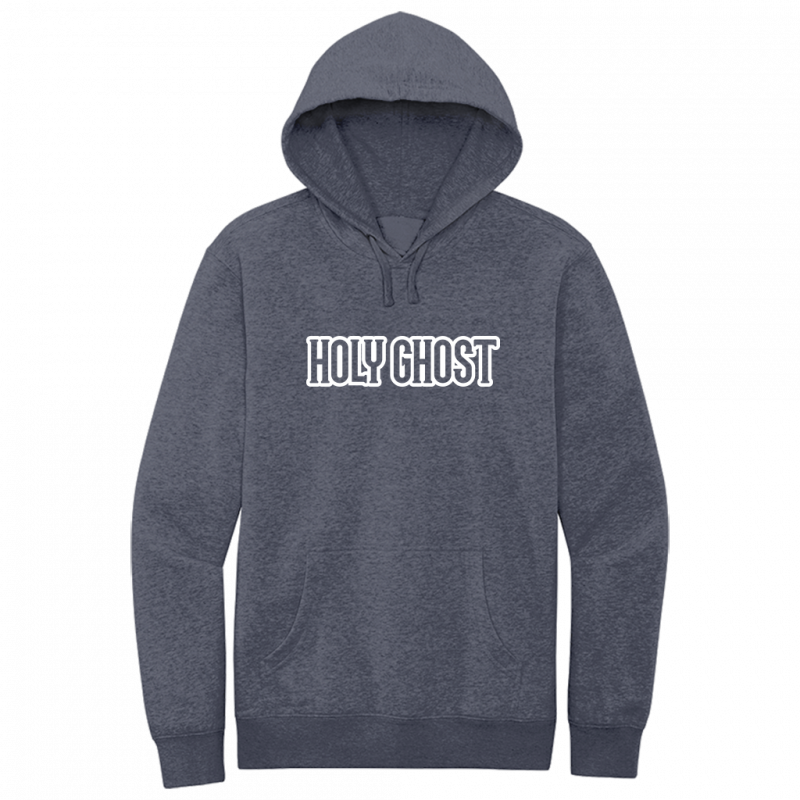 Holy Ghost White Design Hoodie Sweatshirt