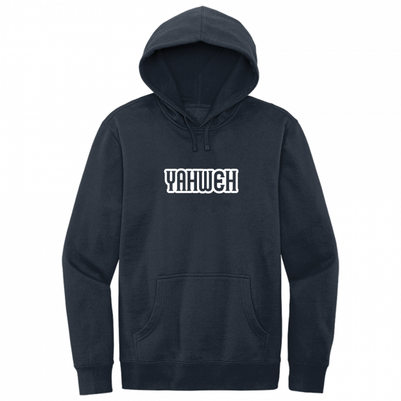 Yahweh White Design Hoodie Sweatshirt