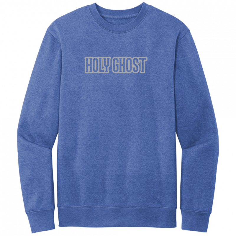 Holy Ghost Gray Design Crewneck Sweatshirt