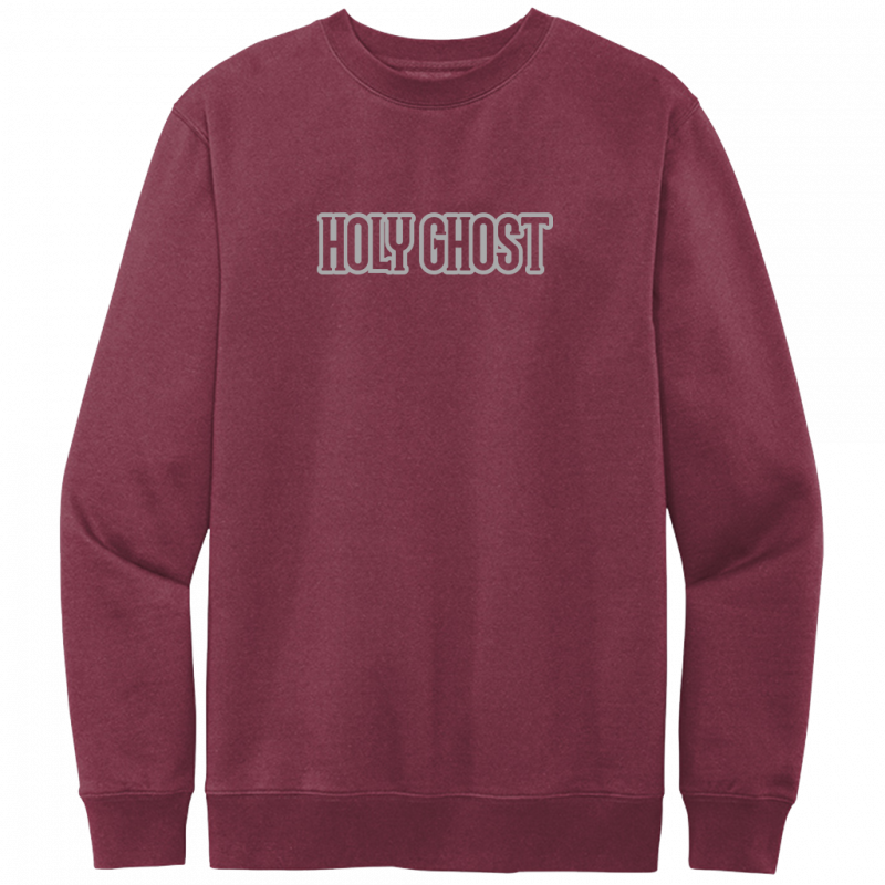 Holy Ghost Gray Design Crewneck Sweatshirt