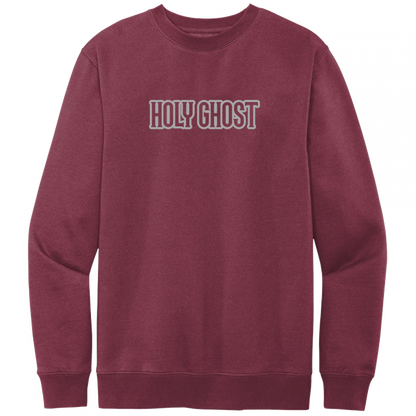 Holy Ghost Gray Design Crewneck Sweatshirt