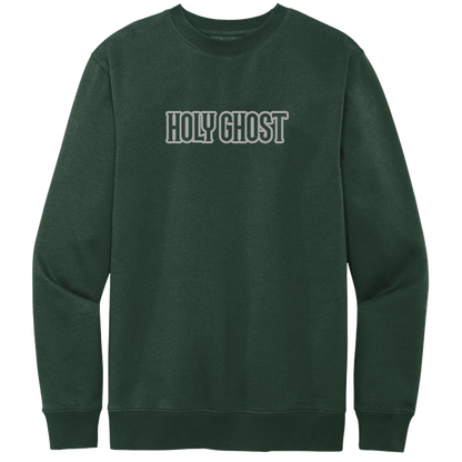 Holy Ghost Gray Design Crewneck Sweatshirt