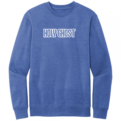 Holy Ghost White Design Crewneck Sweatshirt