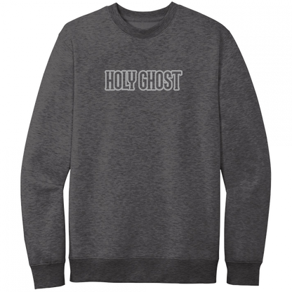 Holy Ghost Gray Design Crewneck Sweatshirt