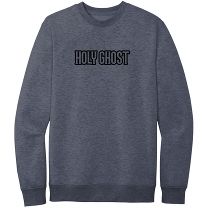 Holy Ghost Black Design Crewneck Sweatshirt