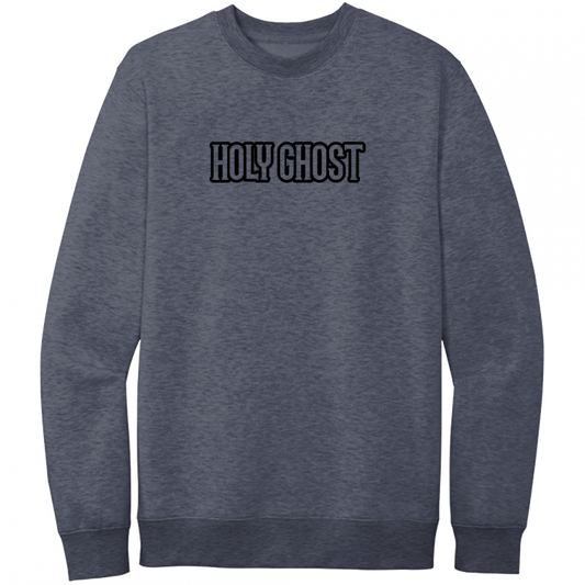 Holy Ghost Black Design Crewneck Sweatshirt