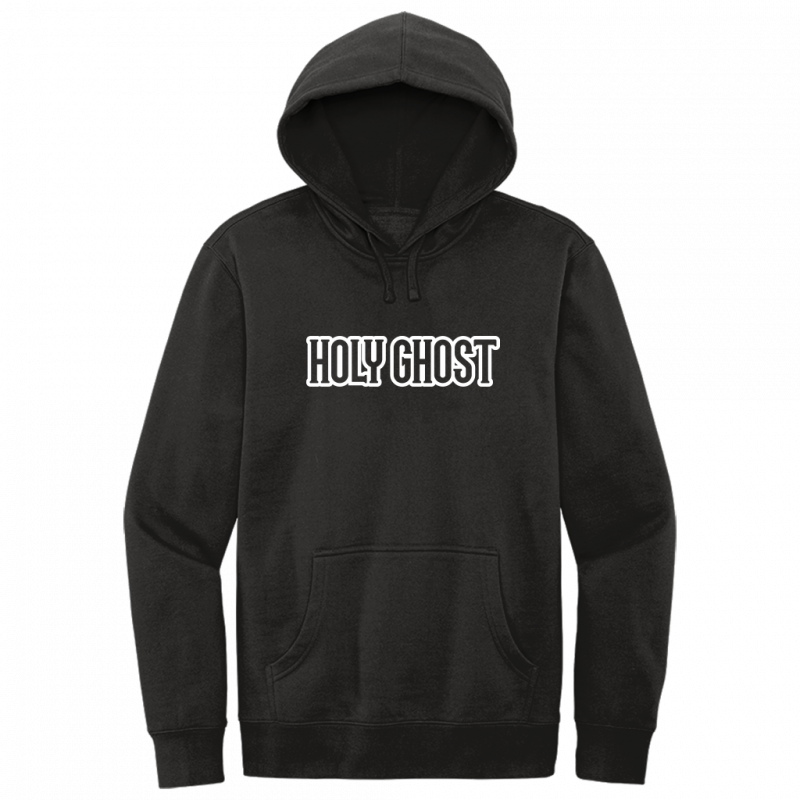 Holy Ghost White Design Hoodie Sweatshirt