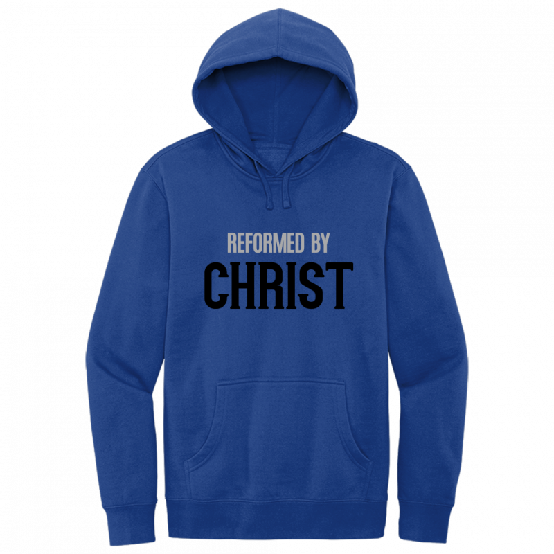 Reformed By Christ Black & Gray Hoodie Sweatshirt