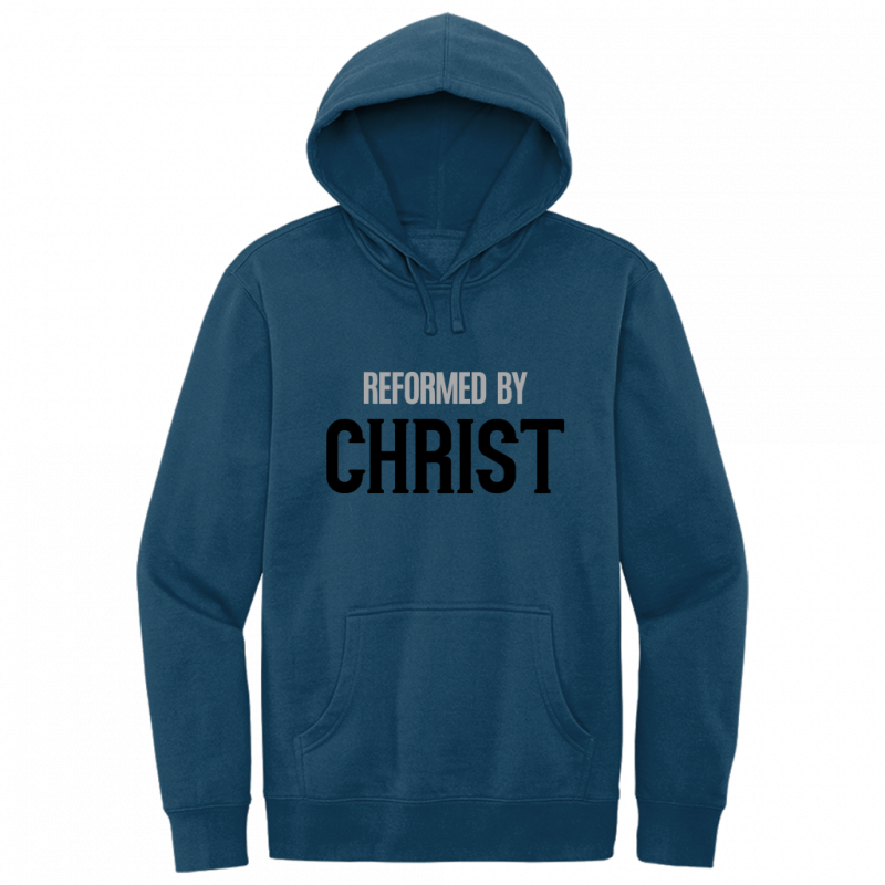 Reformed By Christ Black & Gray Hoodie Sweatshirt