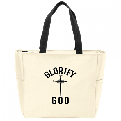 Glorify God  Essential Zip Tote