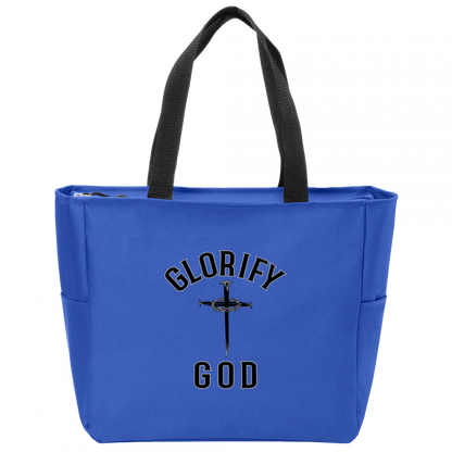 Glorify God  Essential Zip Tote
