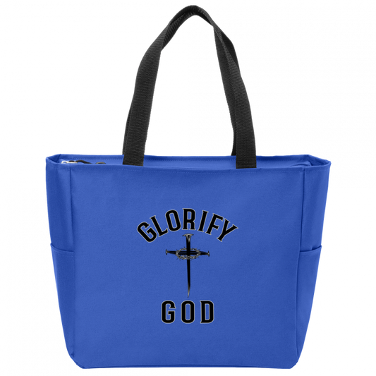 Glorify God  Essential Zip Tote